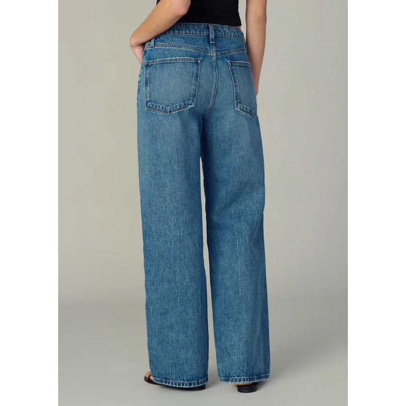 JOE'S JEANS Women's The Ryan Drawcord Jeans Size 32 Blue Impact Wide Leg NWT