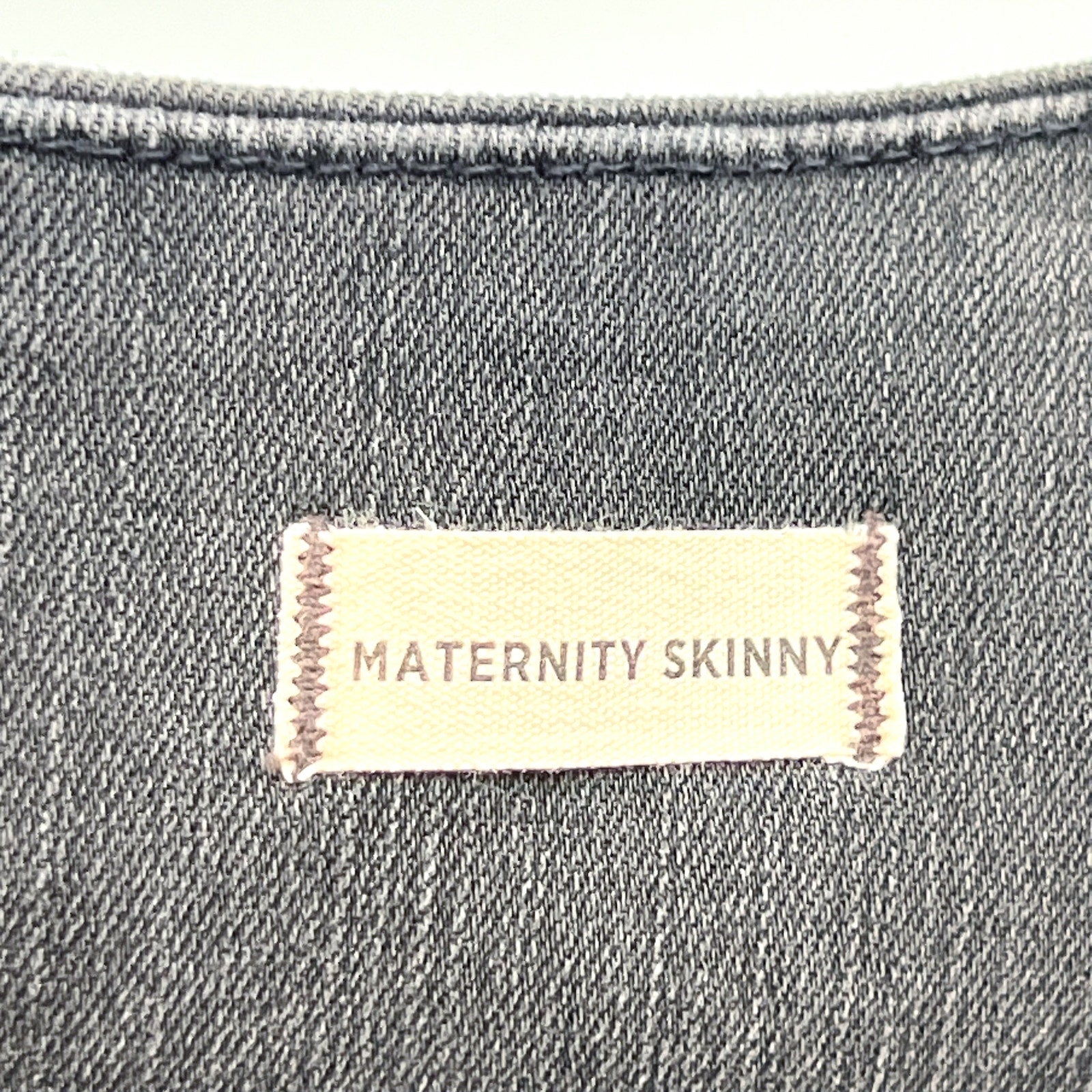 MADEWELL Maternity Over-the-Belly Skinny Jeans Size 25 Black Sea G7394 NWOT