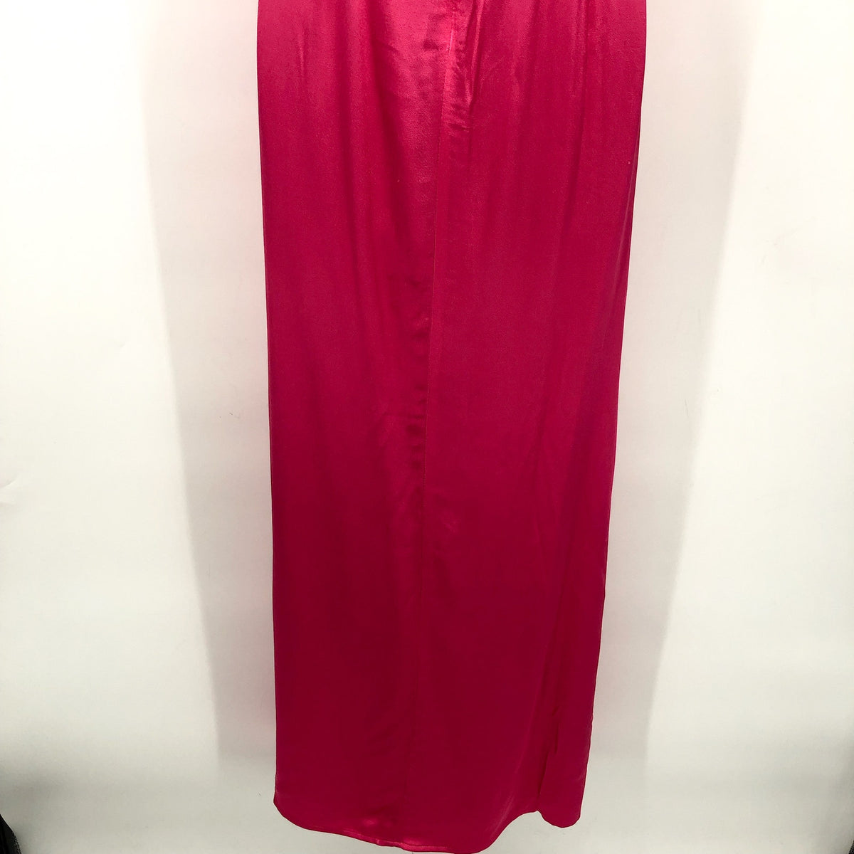 BARDOT Women's Zadie Midi Dress XS US 4 Raspberry Pink Satin Ruched NWT