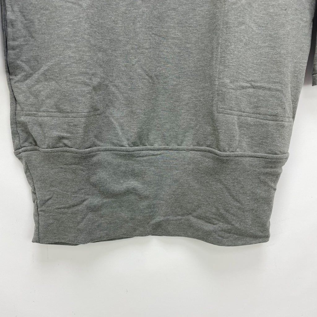 Prana Womens Rosie Sweatshirt Dress XS Grey Long Sleeve Pullover NWT