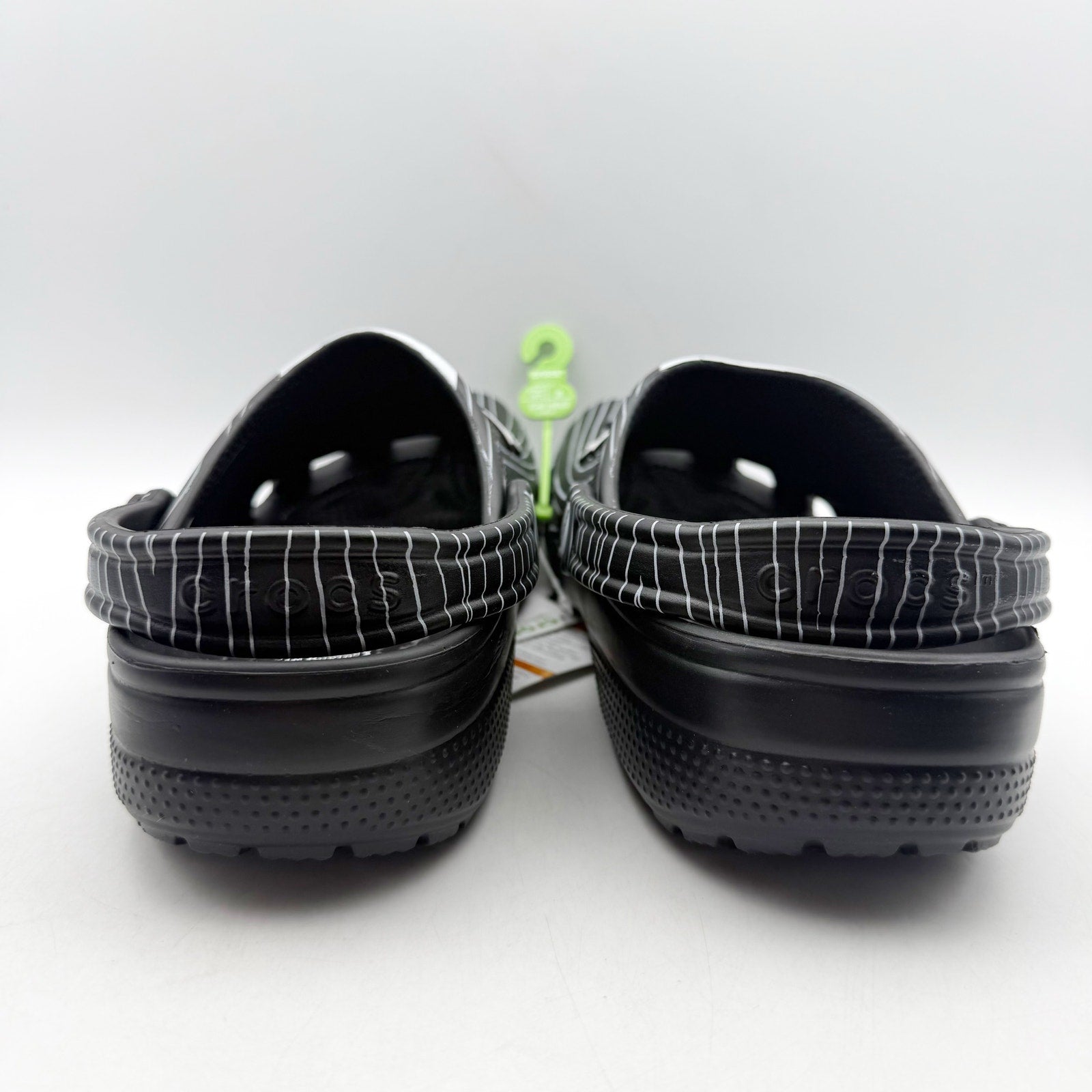 Crocs Classic Clog Mens 10 Jack Skellington Nightmare Before Christmas Black NWT