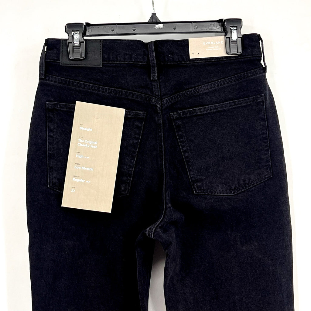 EVERLANE Women's The Original Cheeky Jeans Size 27 US 4 Coal Black NWT