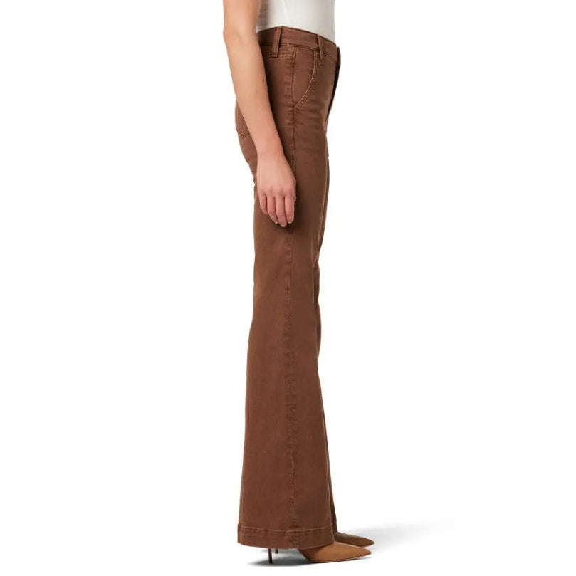 JOE'S JEANS The Molly High Rise Flare Jeans Size 26 US 2 Brown Walnut NWT