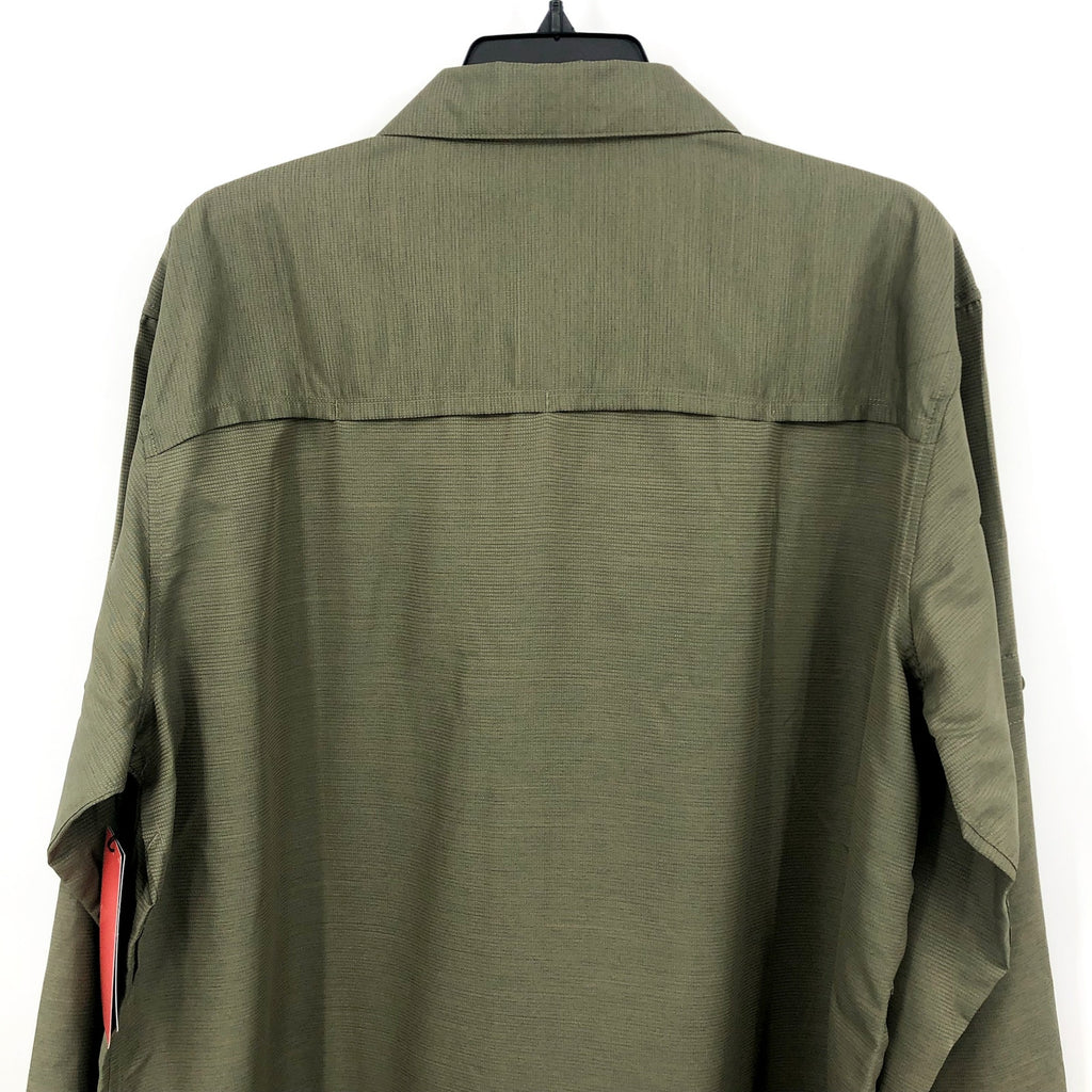 MOUNTAIN HARDWEAR Mens Canyon Long Sleeve Shirt XLT Green Hiking Outdoors NWT