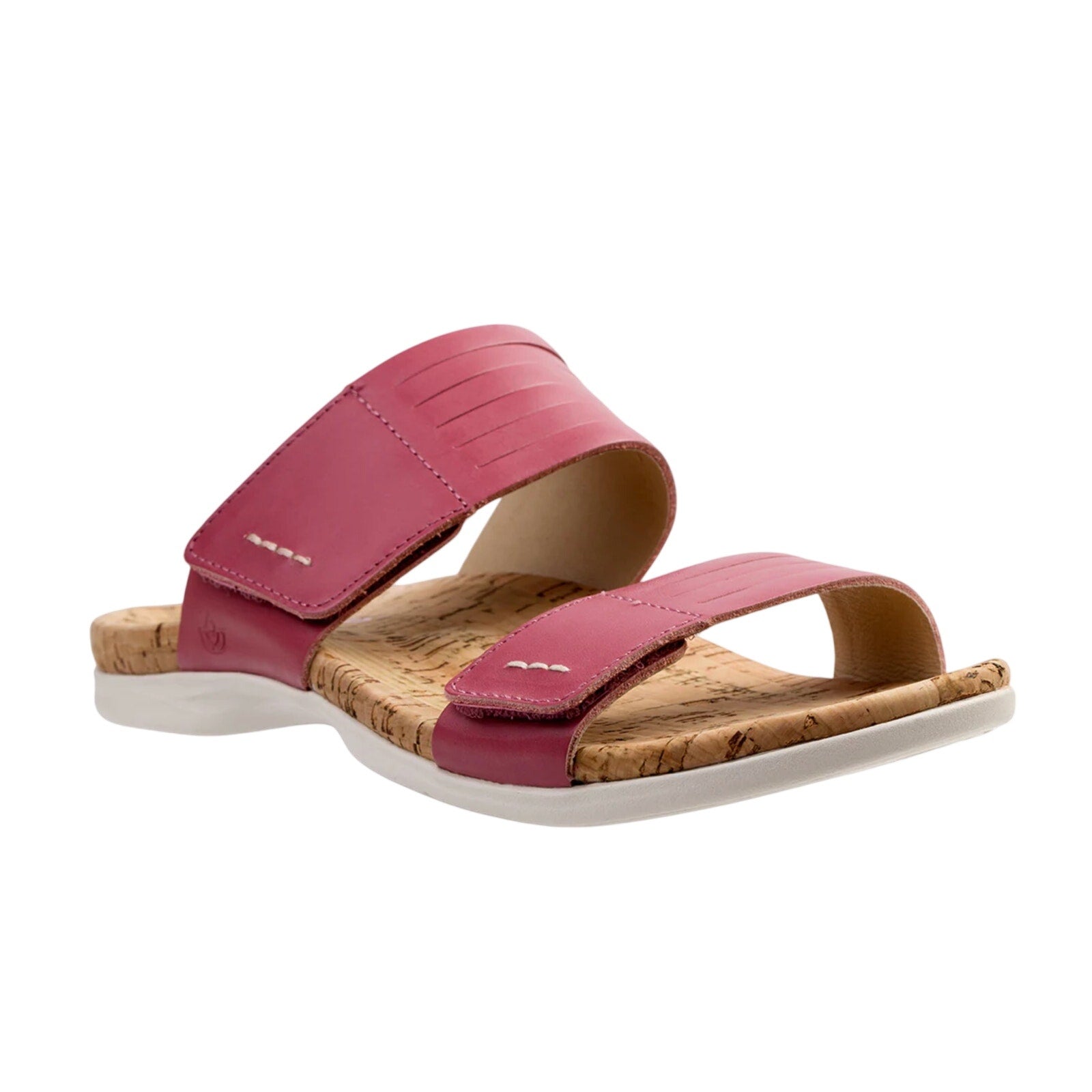 Spenco Women's Layla Slide Sandals Size 8.5 Pink Mauevewood Straps NIB