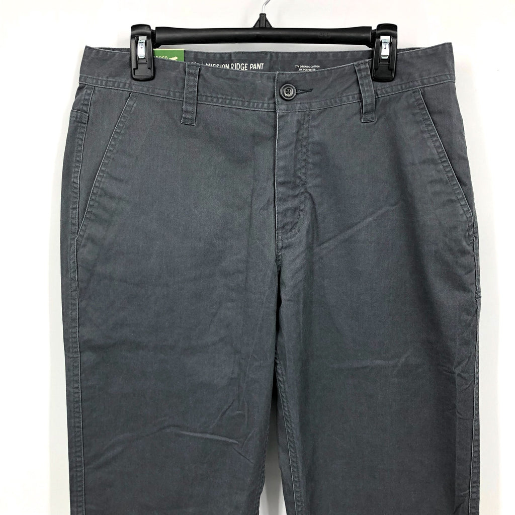 TOAD & CO. Men's Mission Ridge Lean Pants 32x34 Grey Iron Vintage Wash NWT