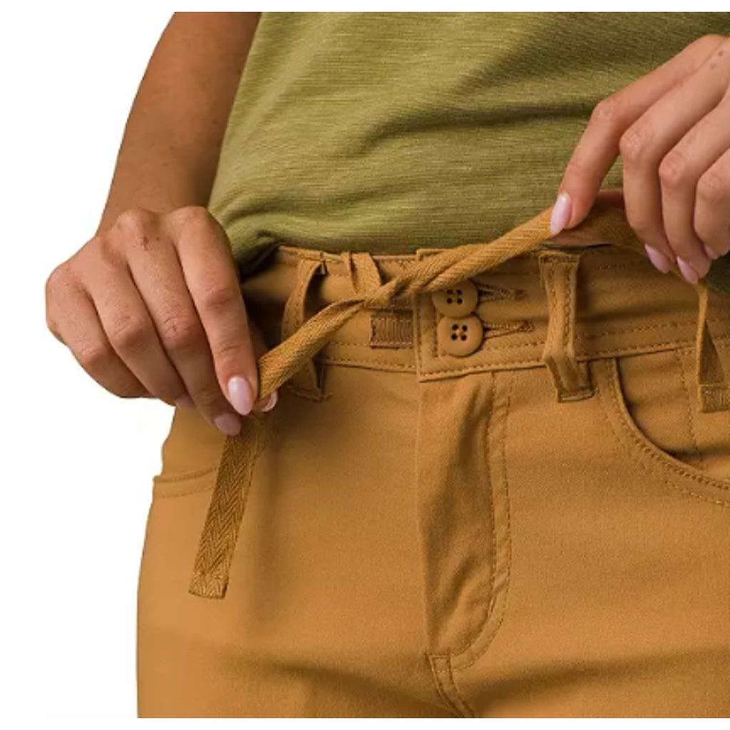PRANA Women's Halle Straight Pants II Size 10 Tall Tan Earthbound 34" Inseam NWT