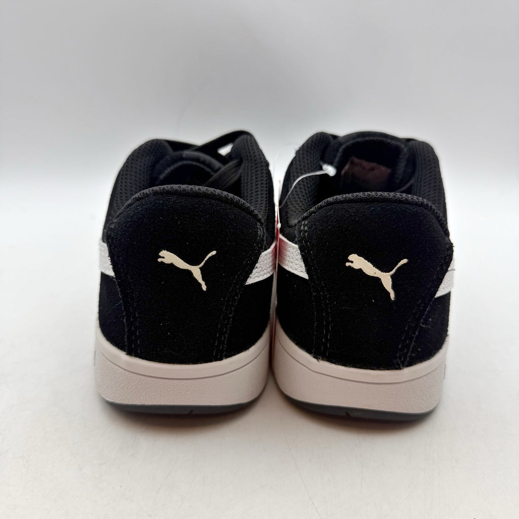 PUMA Womens Iconic Work Sneakers Size 6 Black White SR ASTM EH Composite Toe NIB