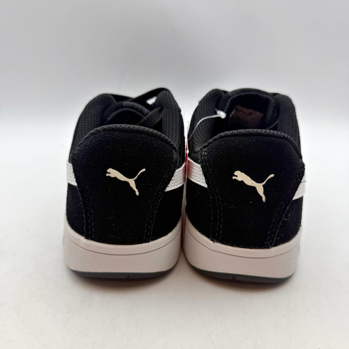 PUMA Womens Iconic Work Sneakers Size 6 Black White SR ASTM EH Composite Toe NIB