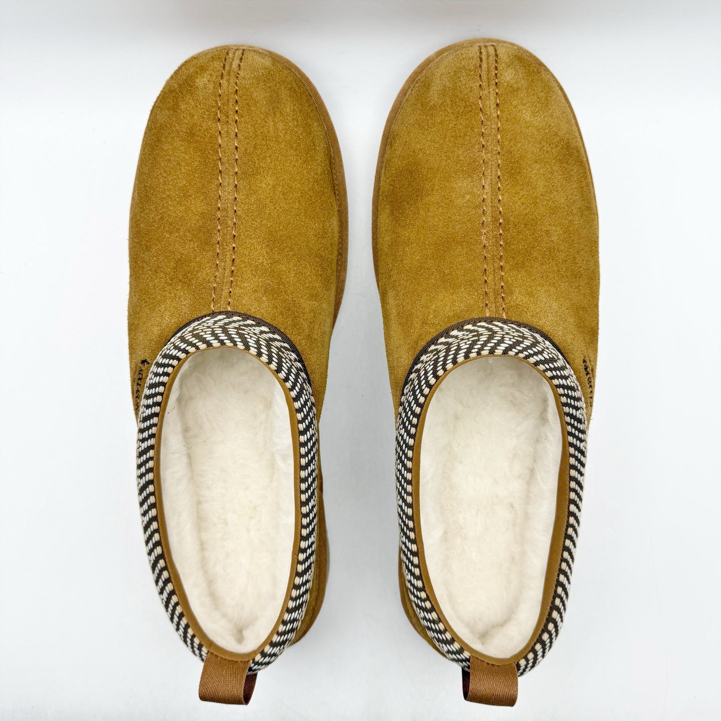 Koolaburra by UGG Mens Burree Slipper US 13 EU 46 Chestnut Brown Suede NIB