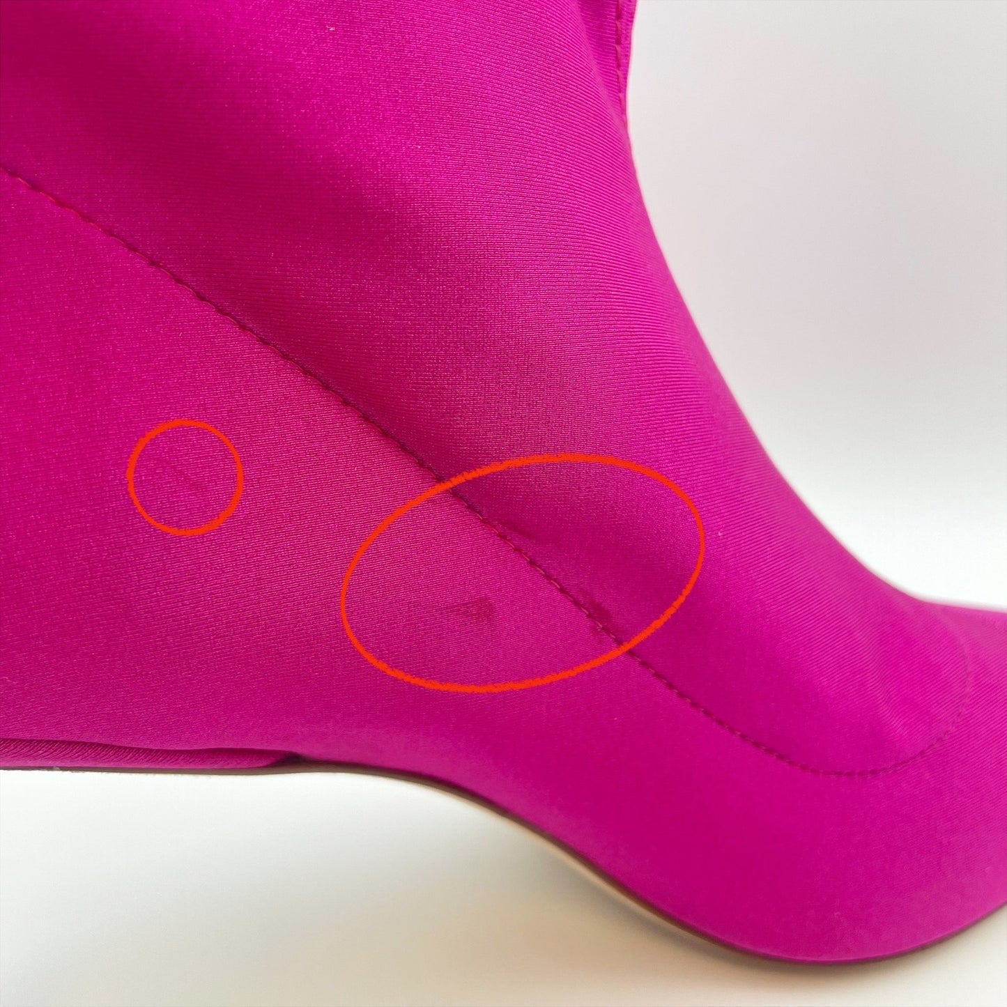 Stuart Weitzman Womens Stuart 75 Stretch Bootie US 7.5 Pink Magenta Suede EUC