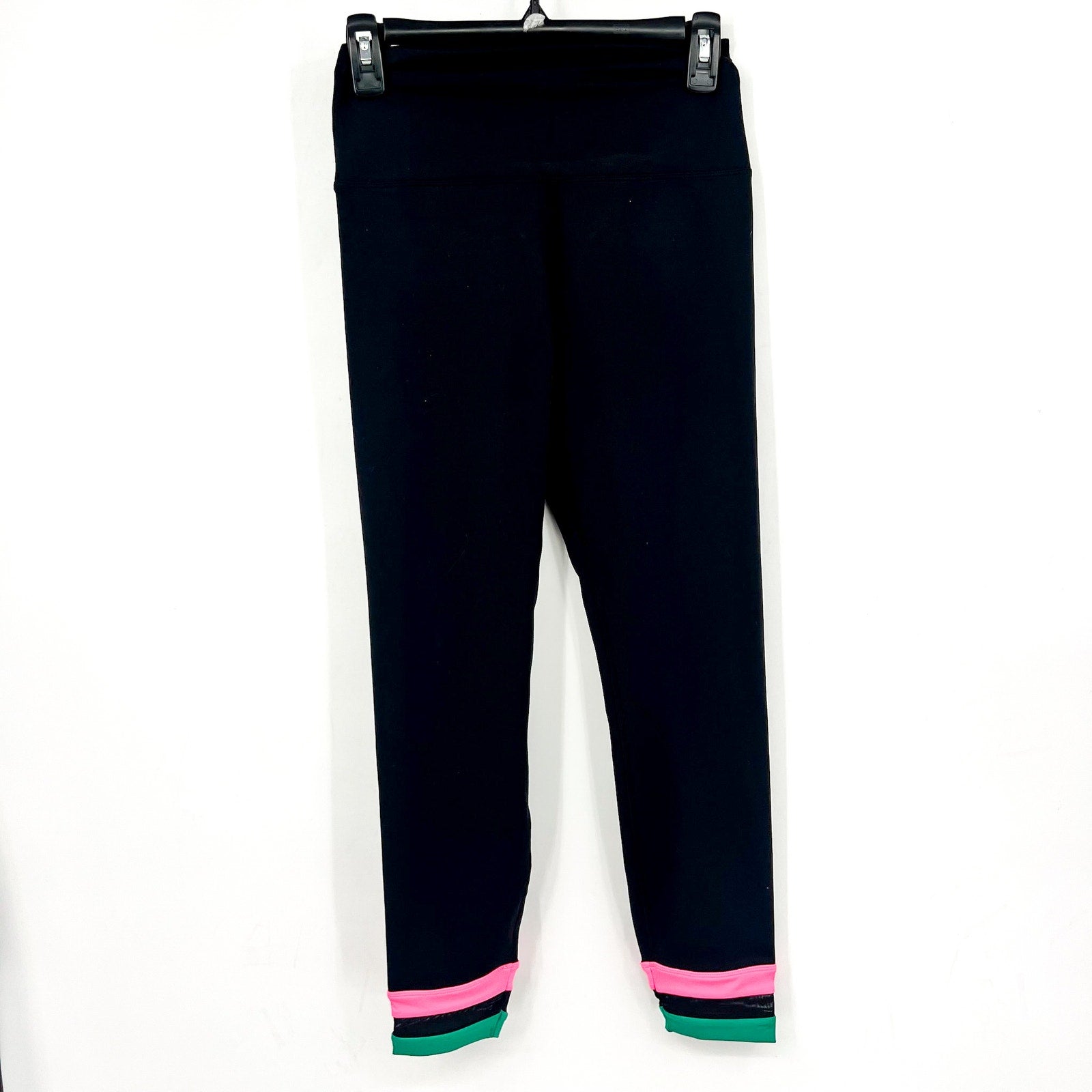 BEACH RIOT Women's Asher 7/8 Leggings Medium Black Colorblock Athletic NWT