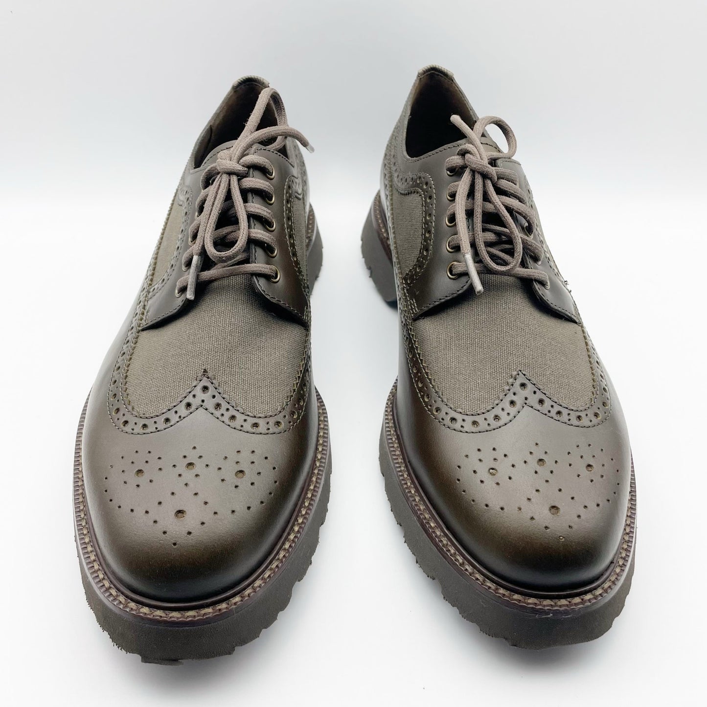 Cole Haan Men's American Classics Long Wing Shoes US 12M EU 45 Green Leather