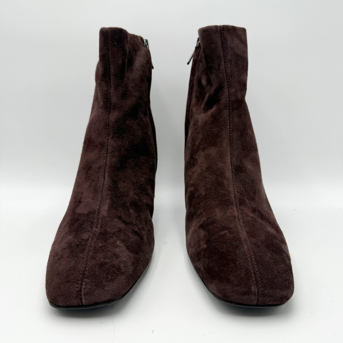 Sam Edelman Womens Paige Ankle Boots Size 11 M Dark Brown Suede NWOB