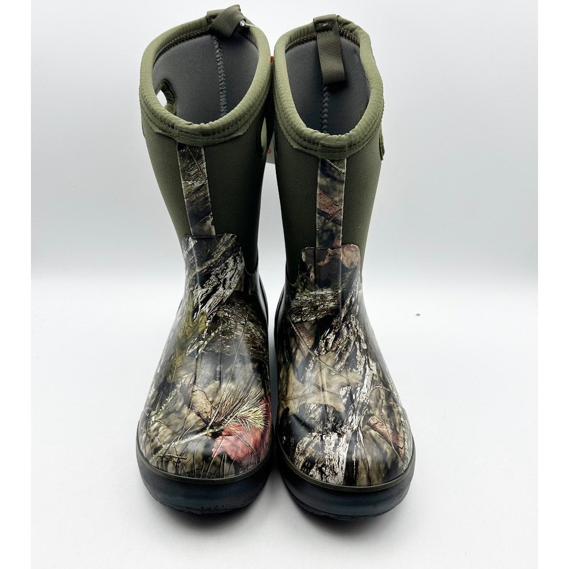 Bogs Kids Classic II Mid Boots Youth 3 Green Black Mossy Oak Waterproof NIB
