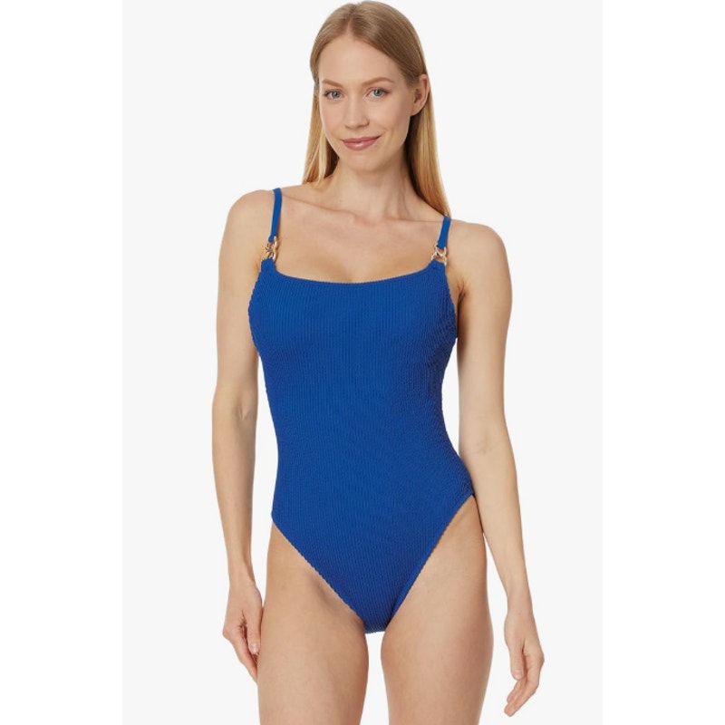 LILLY PULITZER Womens Alizee One-Piece Swimsuit Size 16 Barton Blue NWT