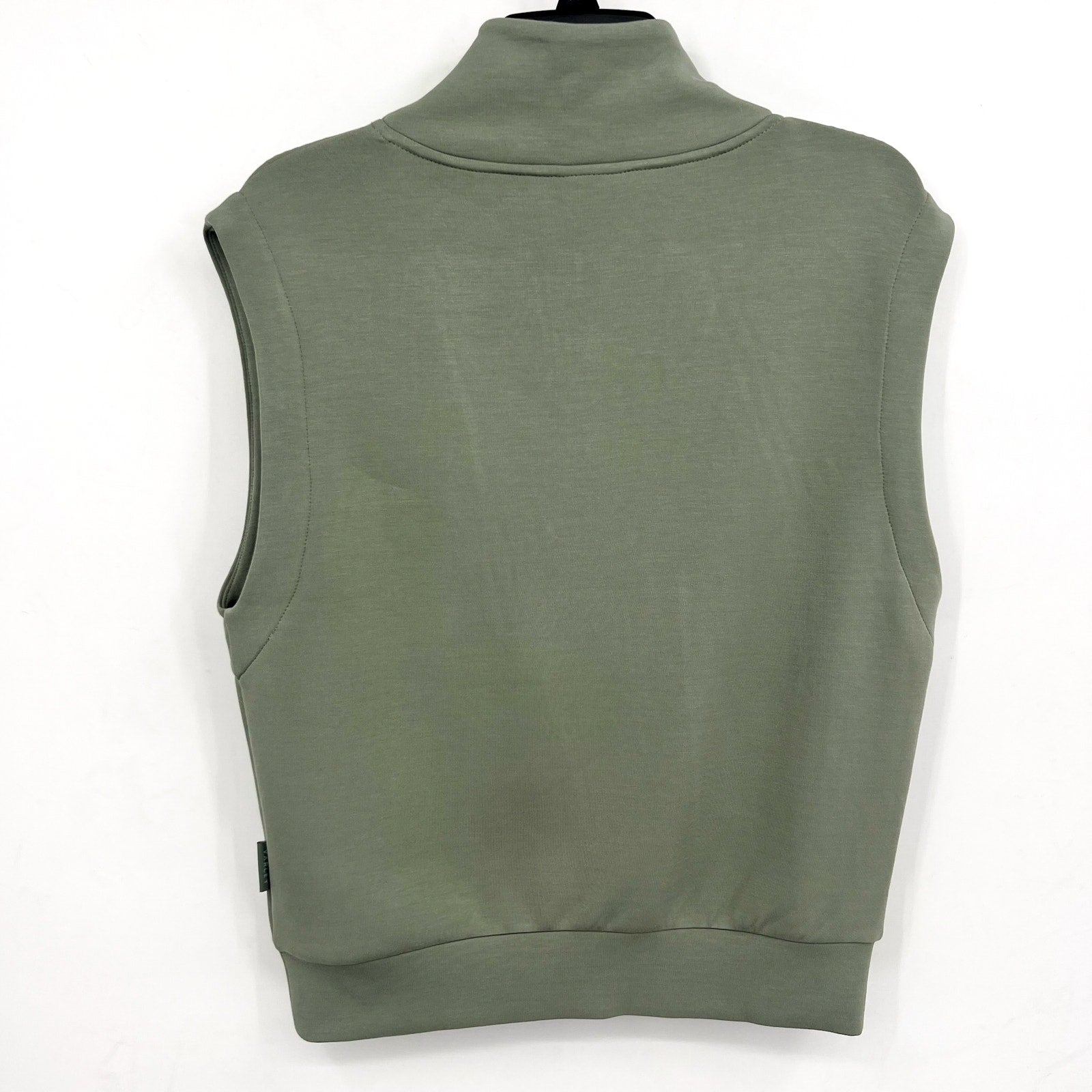 VARLEY Women's Loretta Half Zip Sweatshirt Small Green Shadow Panelled NWT