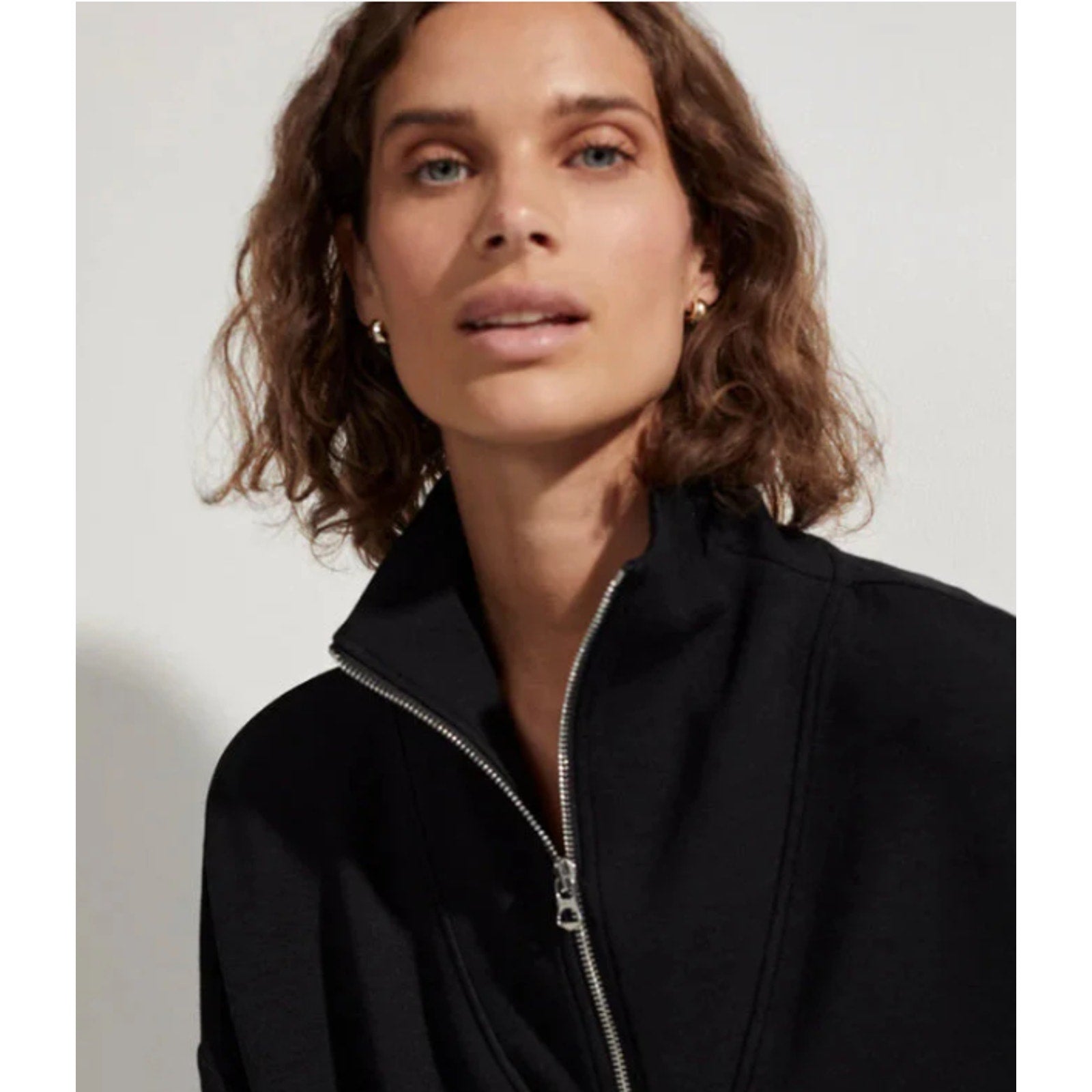 VARLEY Women's Hawley Half Zip Sweatshirt XXS Black Long Sleeve DoubleSoft NWT