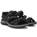 Natuarlizer Womens Angeles III Sports Sandals US 8 M EU 38 Black Leather NIB