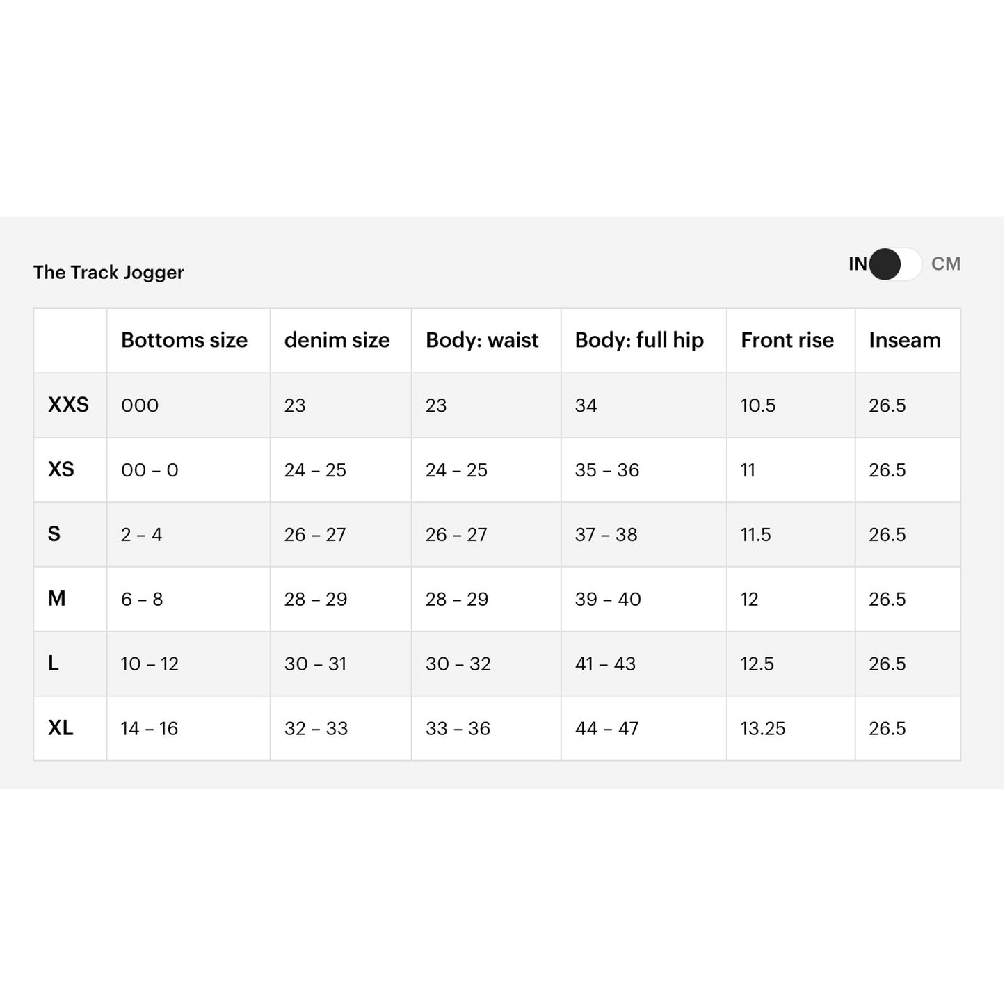 Everlane Womens The Track Jogger Sweatpants Black Organic Cotton Small