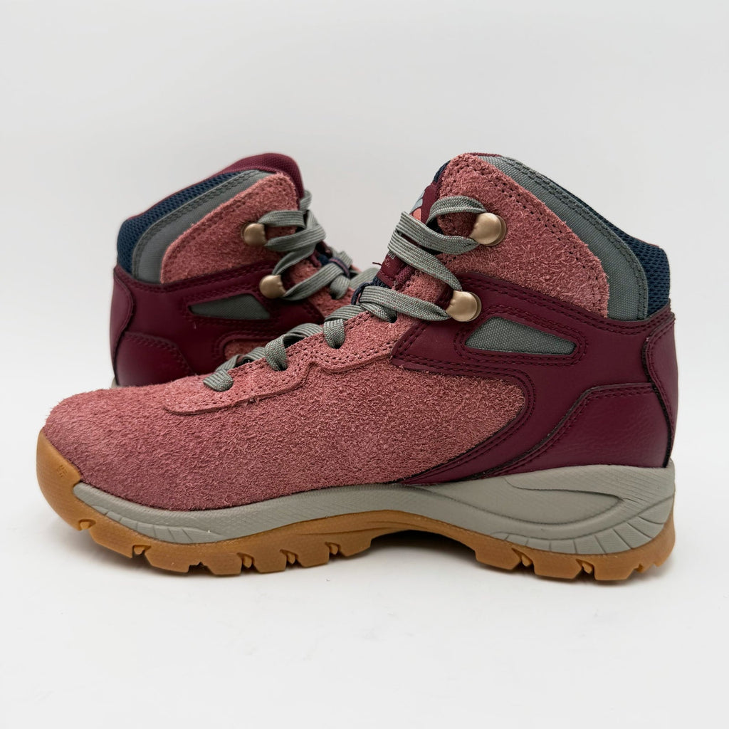 Columbia Womens Newton Ridge BC Hiking Boots Size 5.5 Red Beetroot NWOB