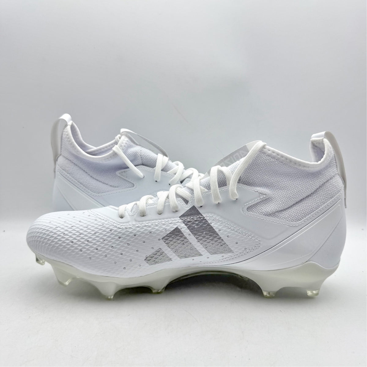 Adidas Mens Adizero Impact Football Cleats Size 9.5 White Athletic IF2475 NWOB