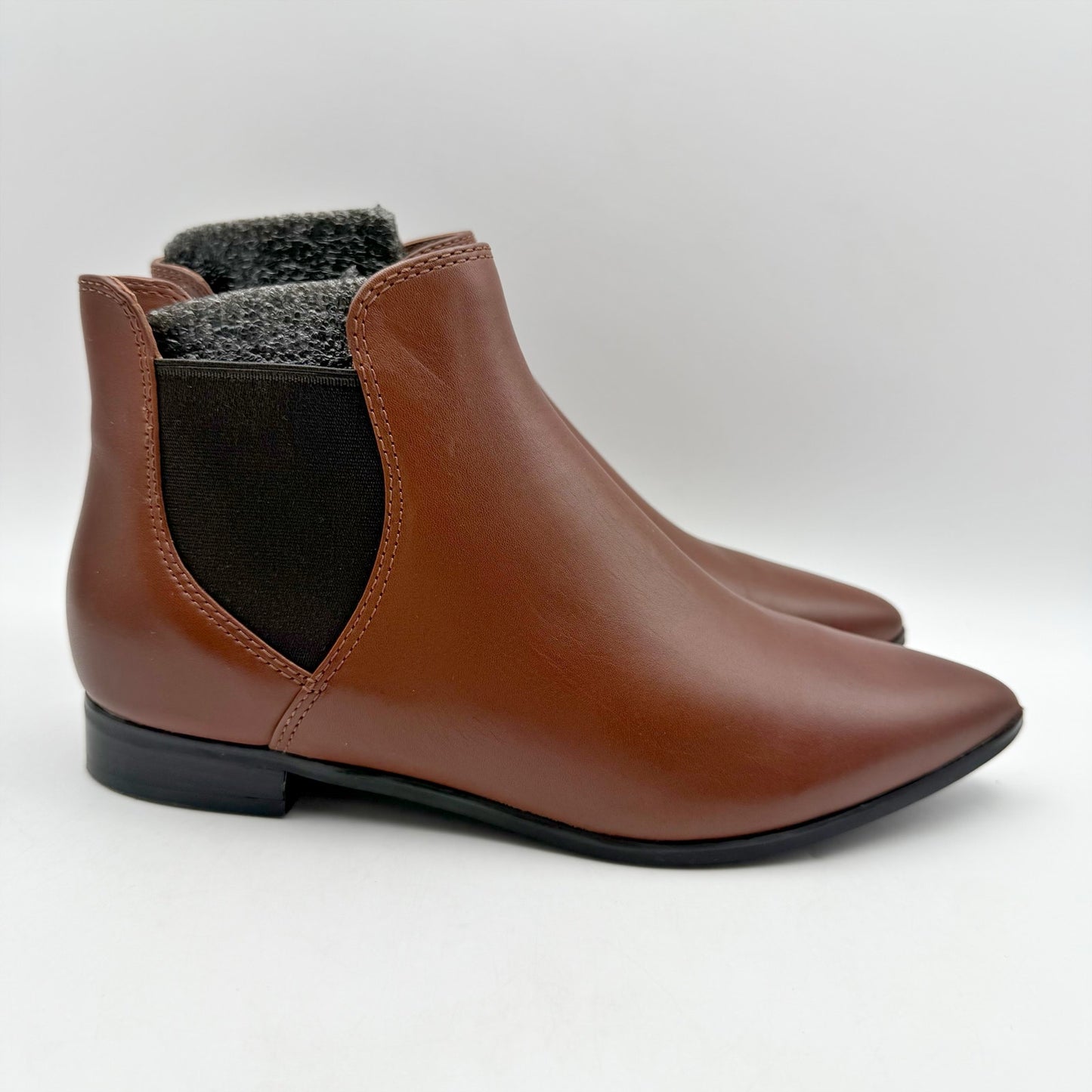 Cole Haan Womens Hara Bootie US 6.5 Wide EU 37 Dark Brown Leather NIB