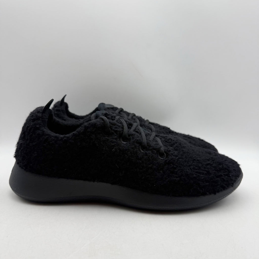 AllBirds Mens Wool Runner Fluff Casual Sneakers US 9 EU 41.5 Black Athletic NIB