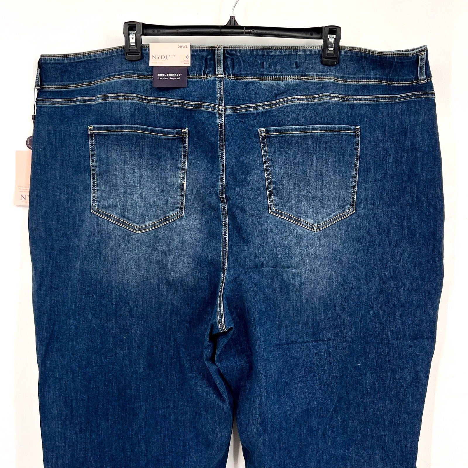 NYDJ Womens Major Wide Leg Capri Jeans 28WL Serendipity Blue NWT