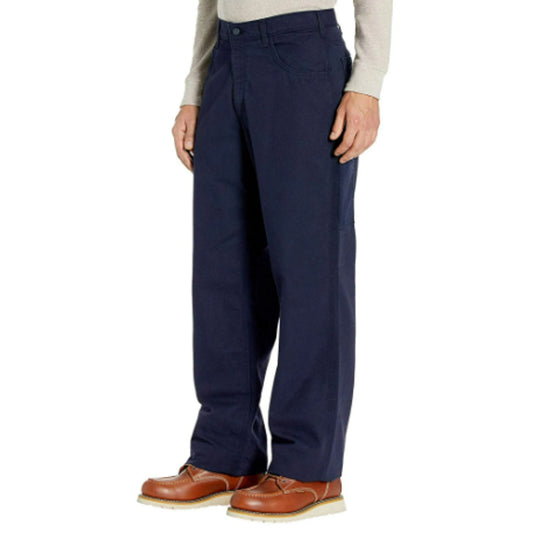CARHARTT Men's FR Loose Fit Midweight Canvas Utility Pants Navy Blue 34x34