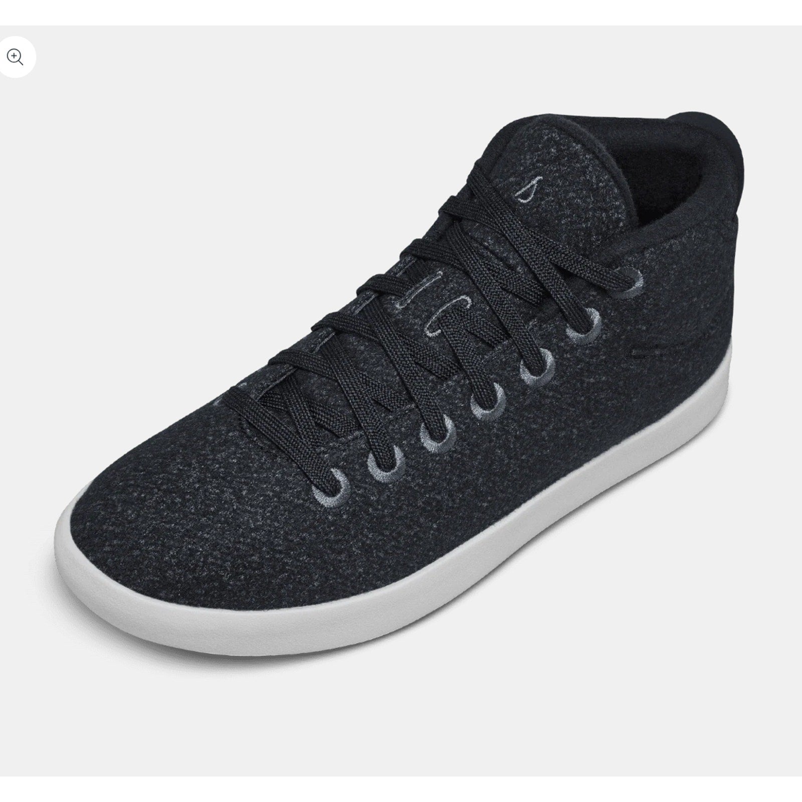 AllBirds Mens Wool Piper Mids Sneaker Size 10 Heathered Black NWB