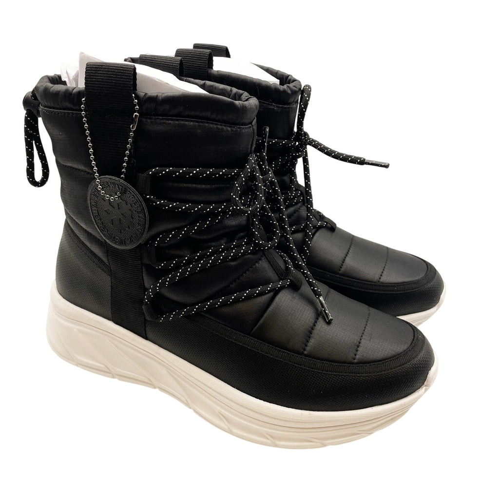 J/Slides Womens Nylon Will Boots Size 8 Black Outdoor Winter & Snow NIB