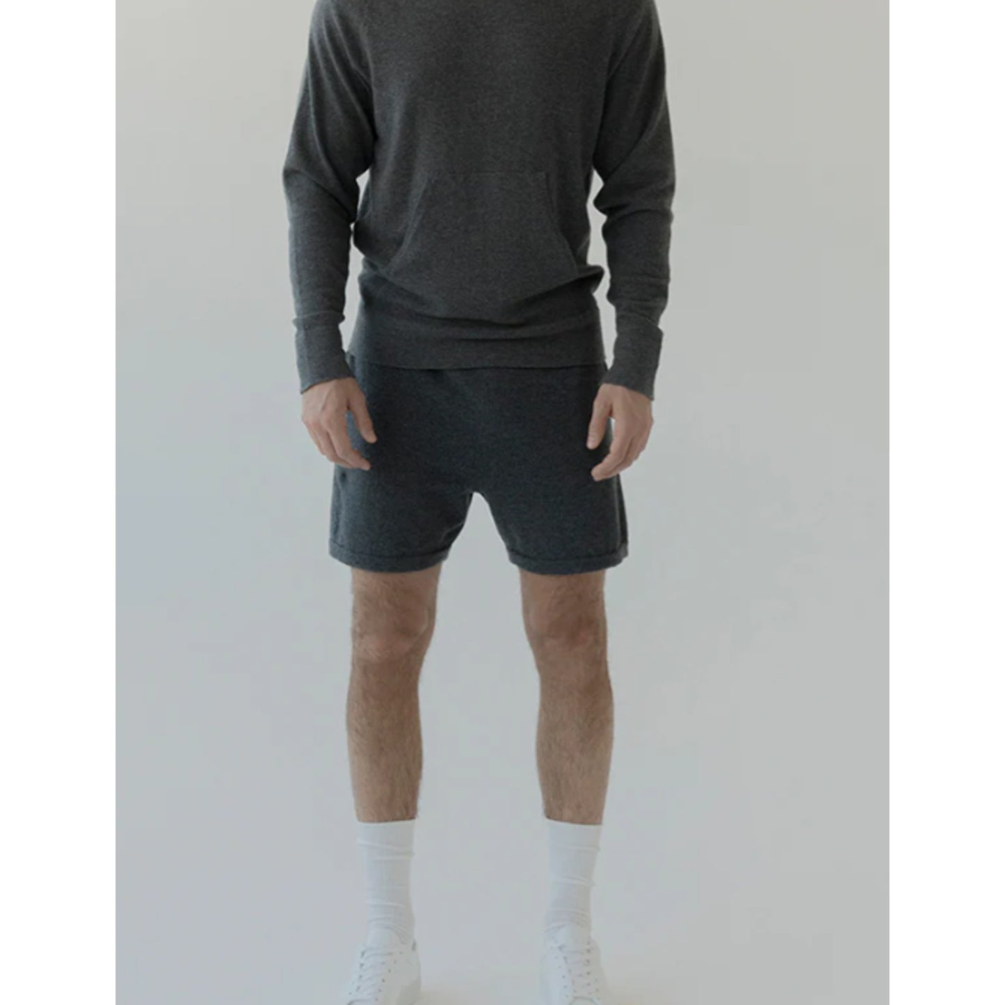 ACTIVE CASHMERE Men's Seamless Weight Fitted Cashmere Short XL Black NWT