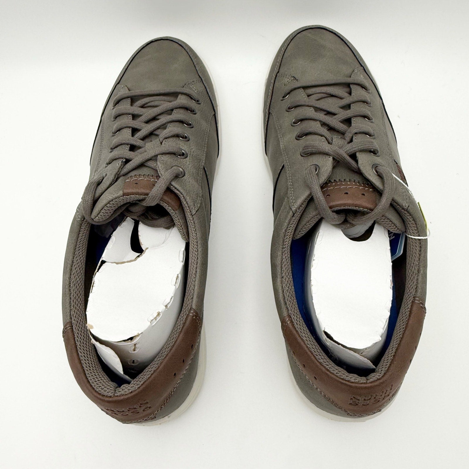 Nunn Bush Mens Kore City Walk Oxford Casual Sneakers Size 14 Charcoal NWOB