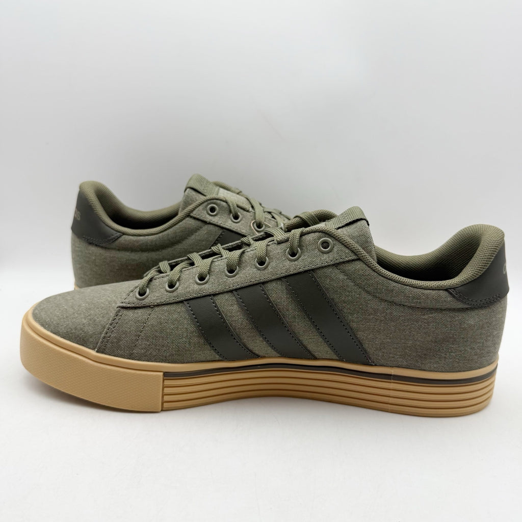 Adidas Mens Daily 4.0 Casual Sneakers US 13 Olive Green Gum NIB