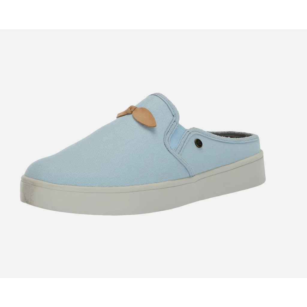 Spenco Womens Audrey Casual Slides 8 WIDE Cool Blue Slip On Sneaker Mule NIB