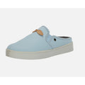 Spenco Womens Audrey Casual Slides 8 WIDE EU 38.5D Cool Blue Sneaker Mule NIB