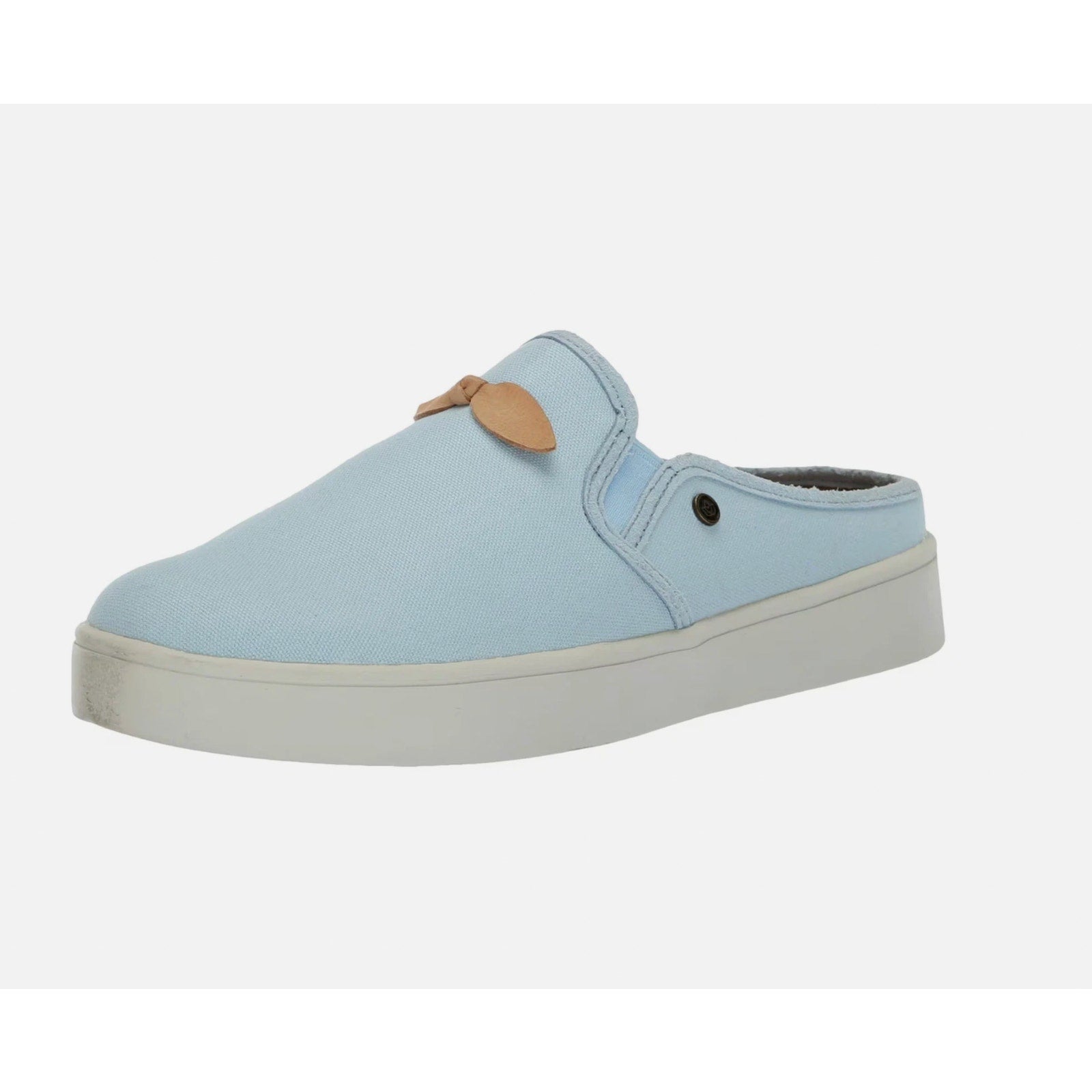 Spenco Womens Audrey Casual Slides 8 WIDE EU 38.5D Cool Blue Sneaker Mule NIB