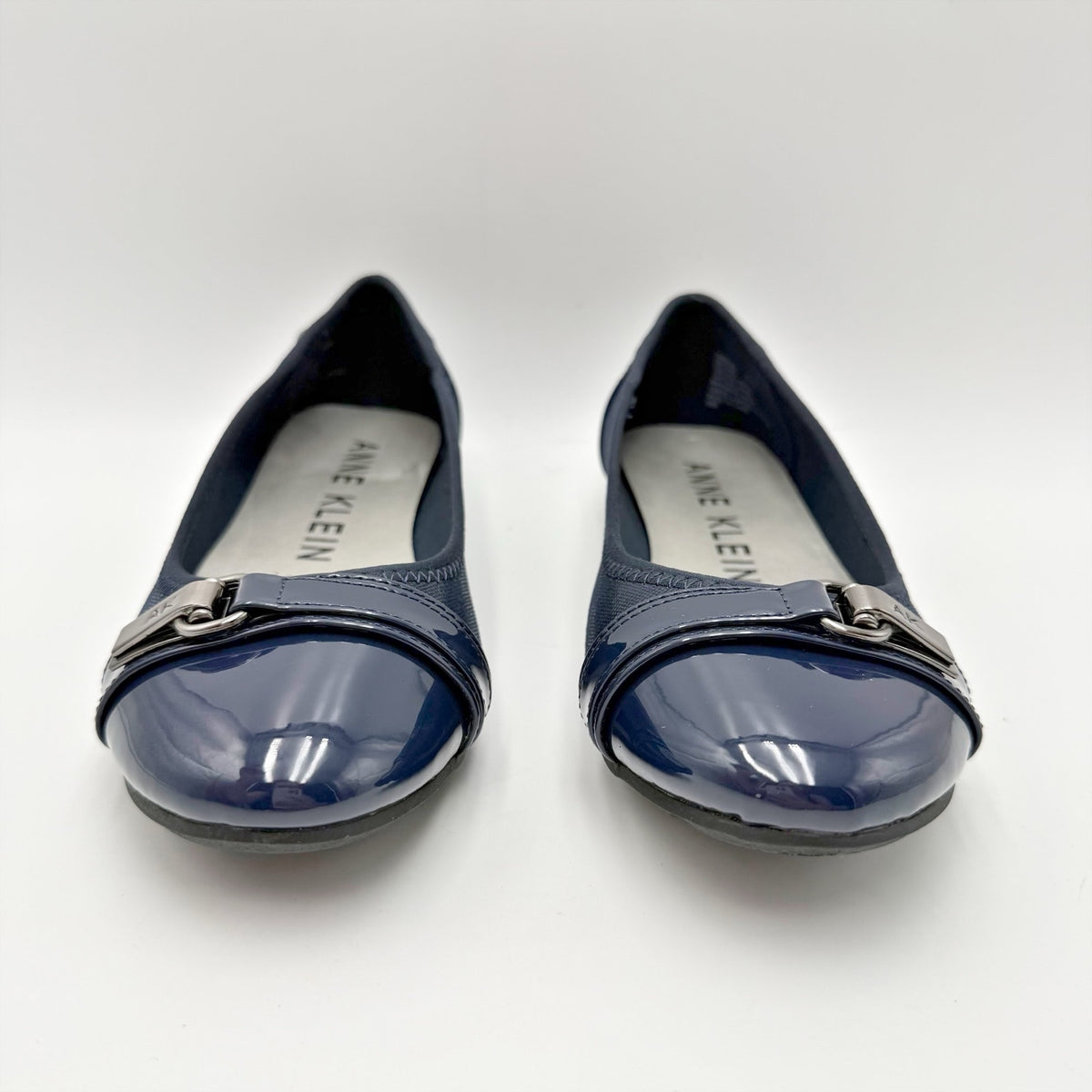 Anne Klein Womens Sport Able Flats Size 6.5 M Navy Blue NIB