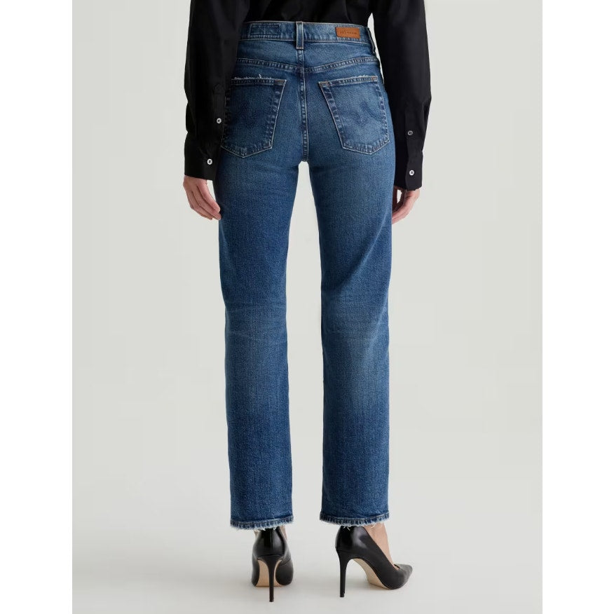 AG ADRIANO GOLDSCHMIED Womens Brinley Straight Jeans Size 25 Blue NWT