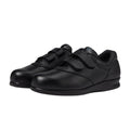 SAS Womens Me Too Adjustable Comfort Shoes US 11.5 WW EU 42 Black Leather NIB