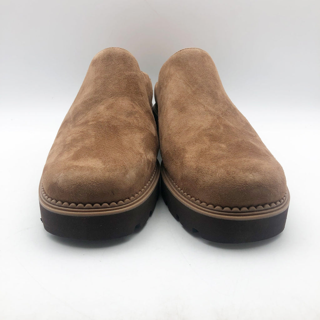 Vionic Womens Fairfax Clogs US 10 EU 41 Brown Suede Slip On NIB