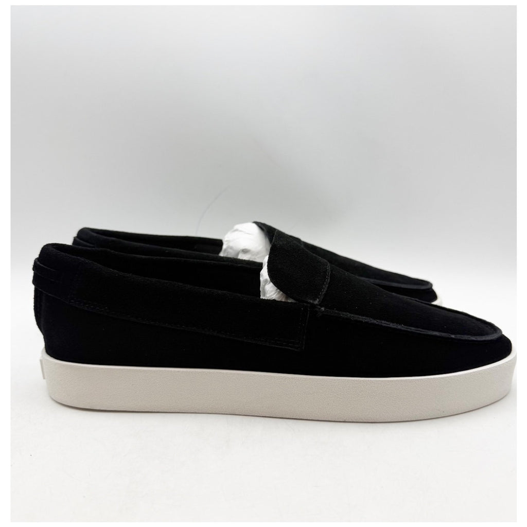 Saint Morta Men's Hemisphere Slip On Loafers Size 8 Black White Suede NIB