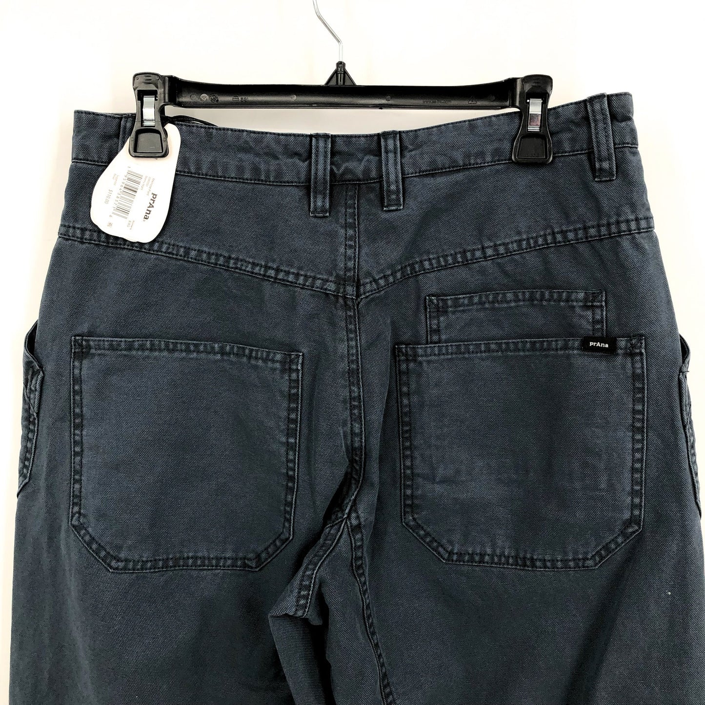 PRANA Womens Melrose Relaxed Pant Size 8 Reg Blue Stormy Night Barrel NWT