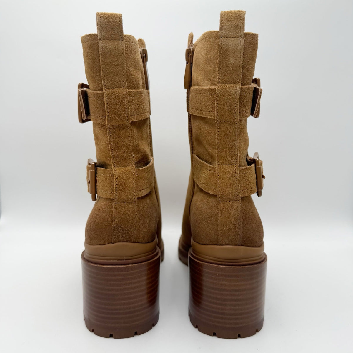 Naturalizer Womens Trina Heeled Boots Size 10 M EU 41 Brown Suede NIB