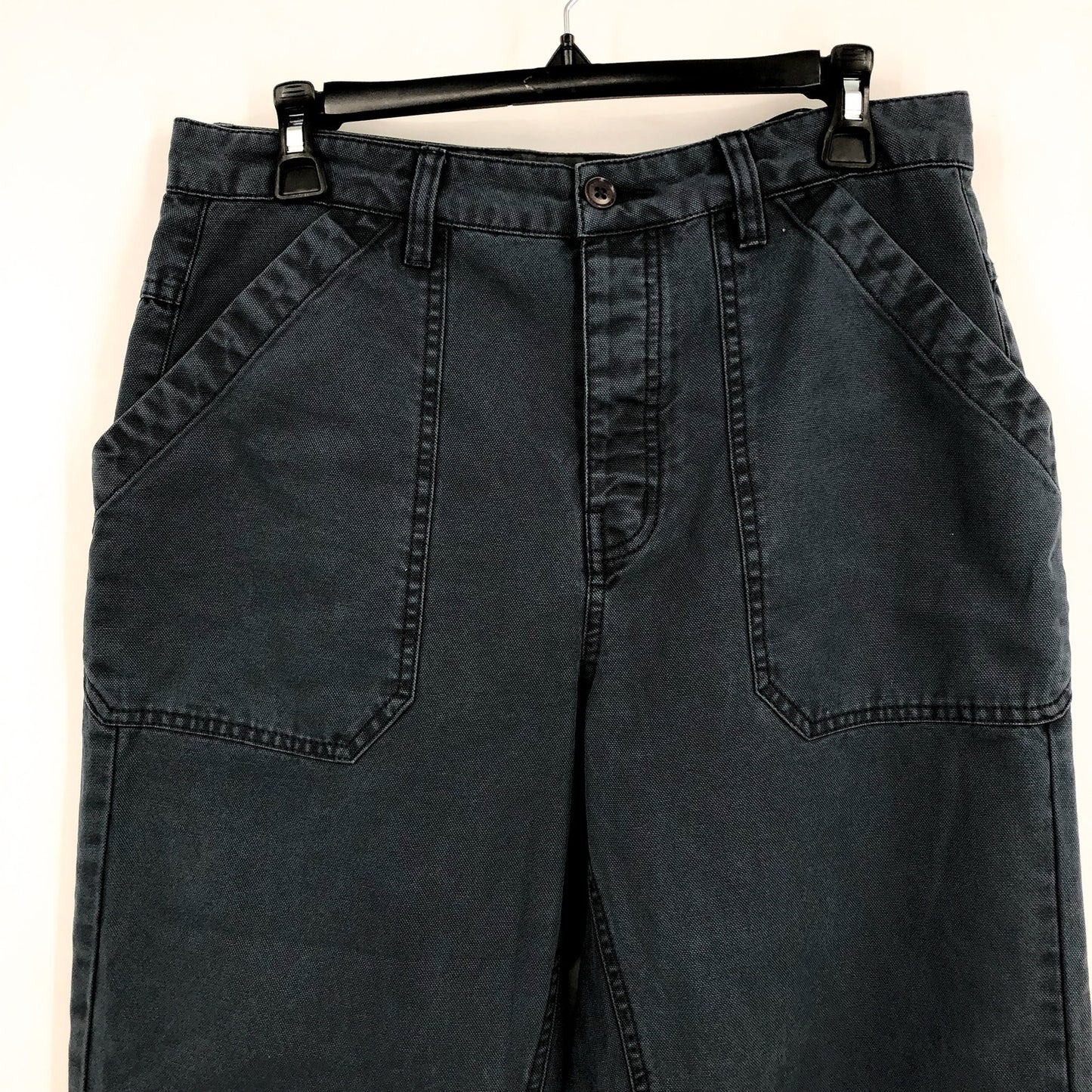 PRANA Womens Melrose Relaxed Pant Size 8 Reg Blue Stormy Night Barrel NWT