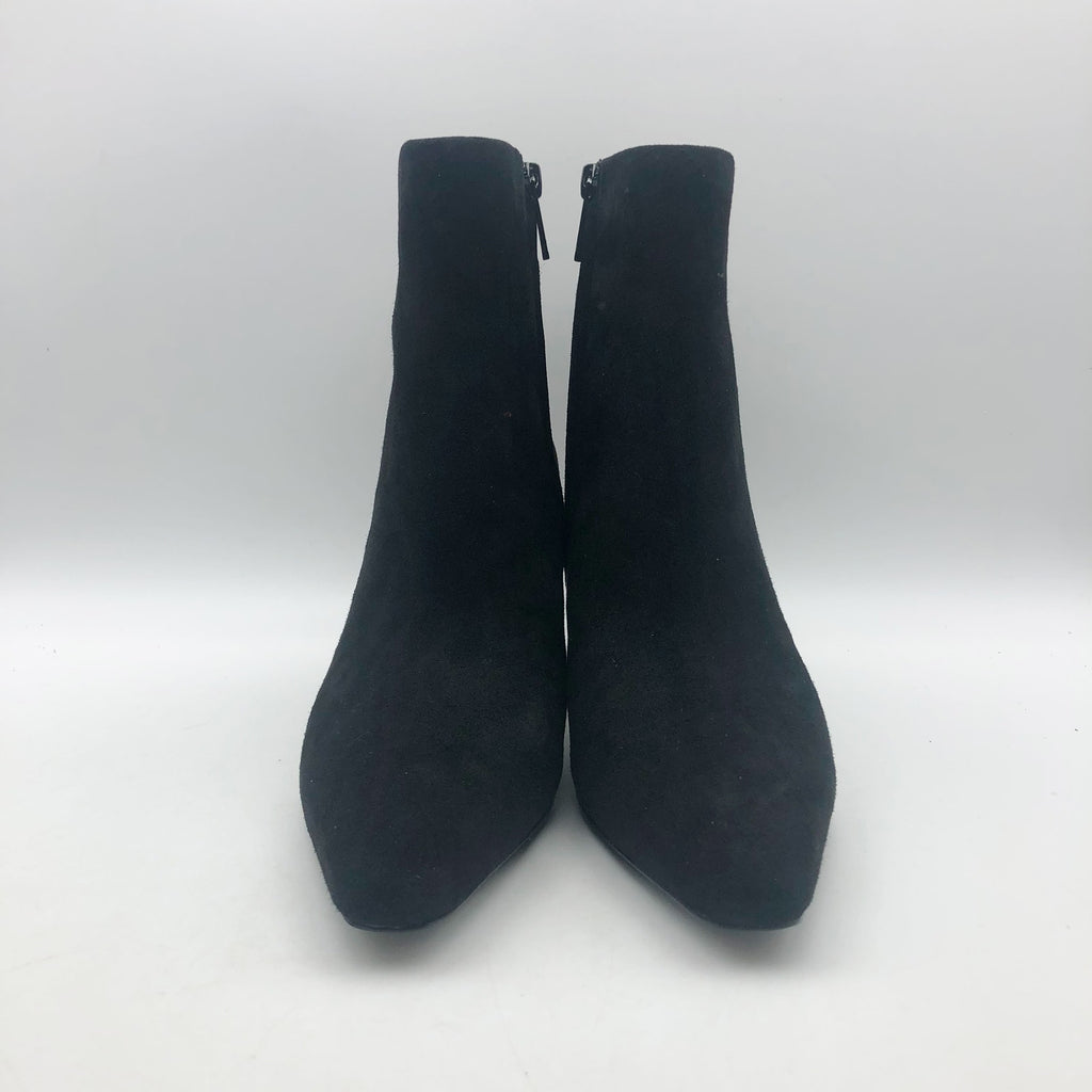 Sam Edelman Womens Saige Ankle Boots US 8  M EU 38.5 Black Suede Heels NIB