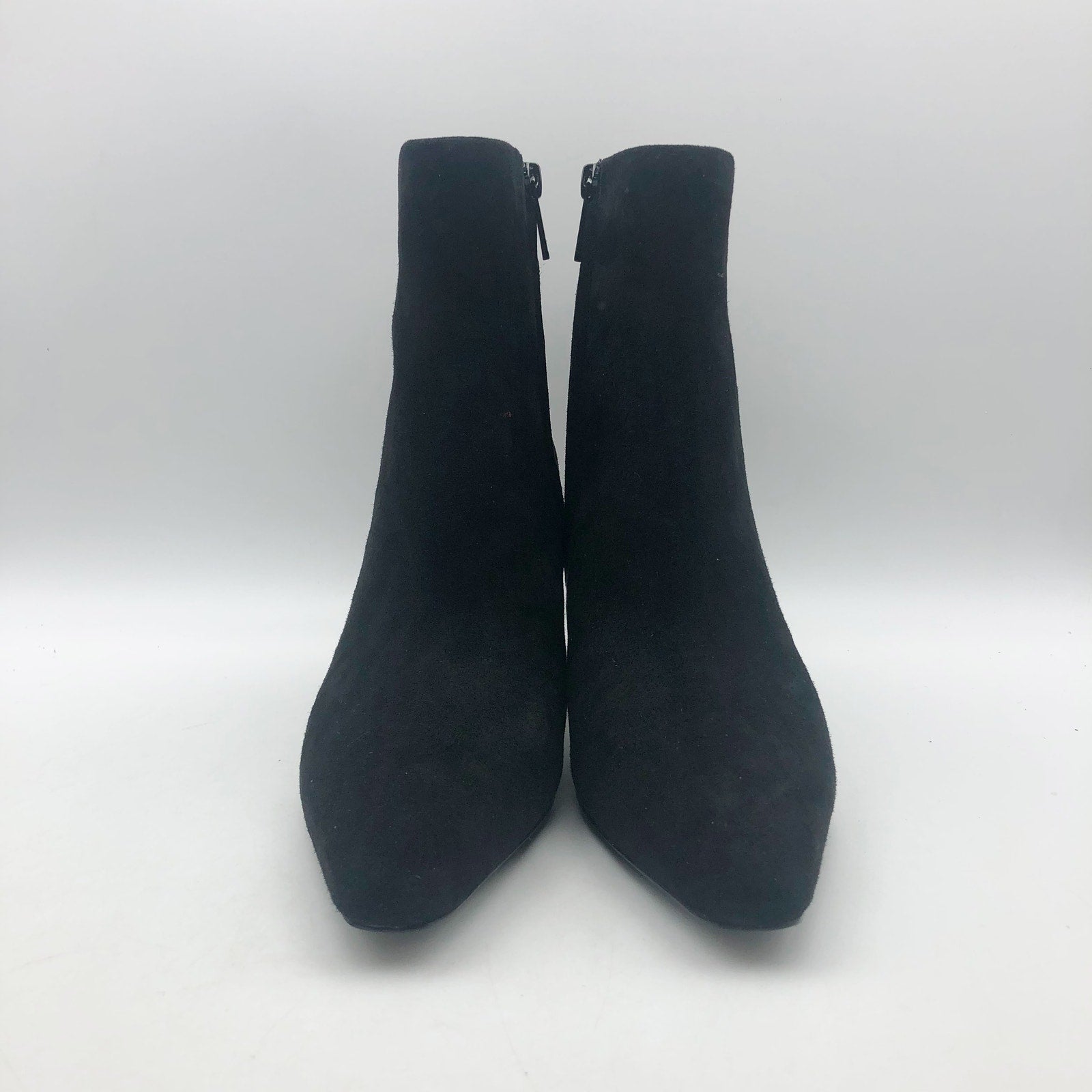 Sam Edelman Womens Saige Ankle Boots US 8  M EU 38.5 Black Suede Heels NIB