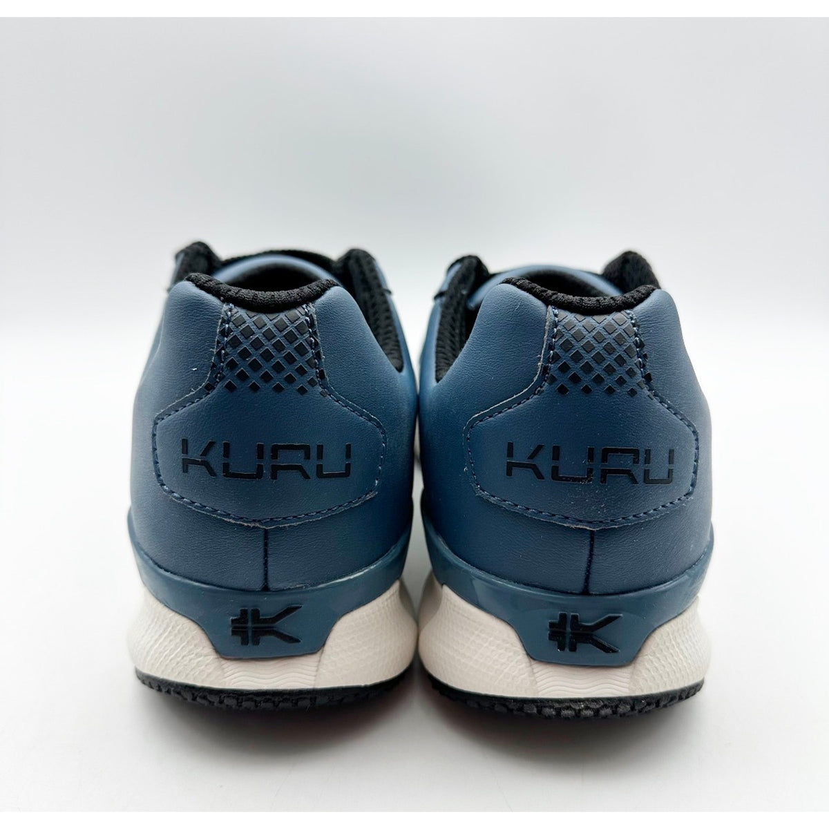 KURU Quantum Athletic Shoes MENS 7 or WOMENS 8.5 WIDE Blue Black Sneakers NWOB