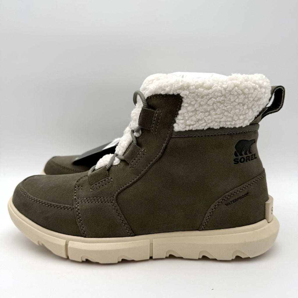 Sorel Womens Explorer Next Carnival Boots US 8 Green Winter Waterproof NIB